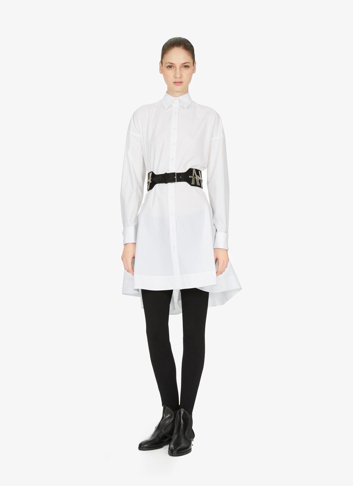 ALAÏA EDITION 1986 Poplin Shirt Dress ALAÏA WHITE ALAÏA EDITION 1986 POPLIN SHIRT DRESS